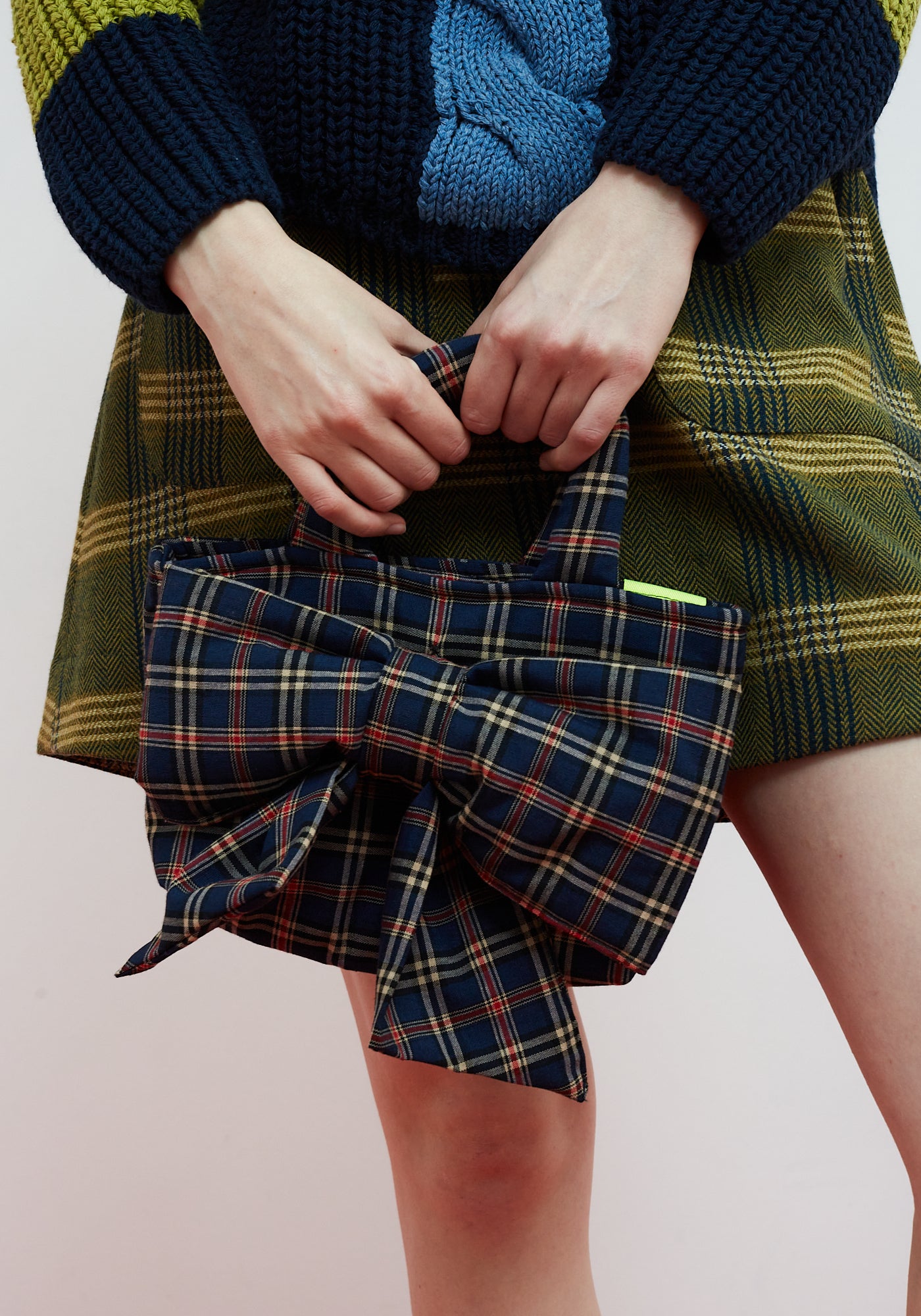 Borsa Bow Blu