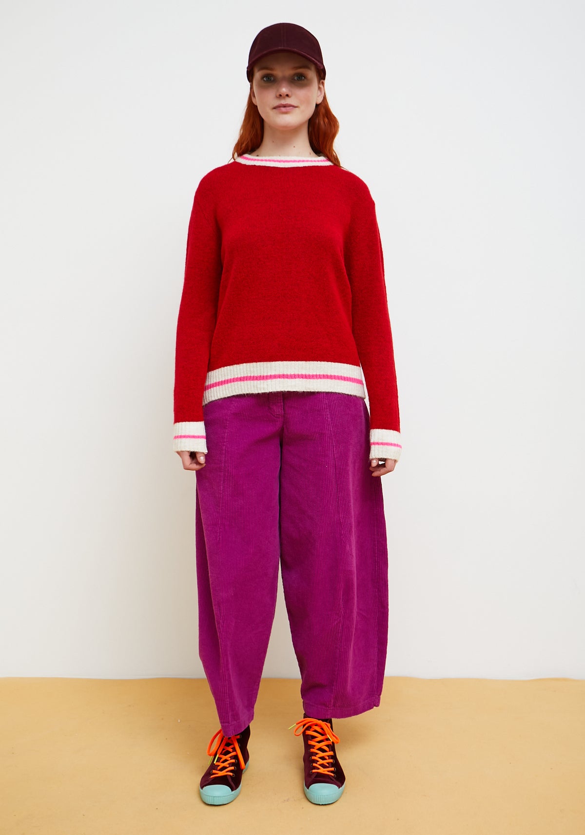 Raspberry Dado Pants