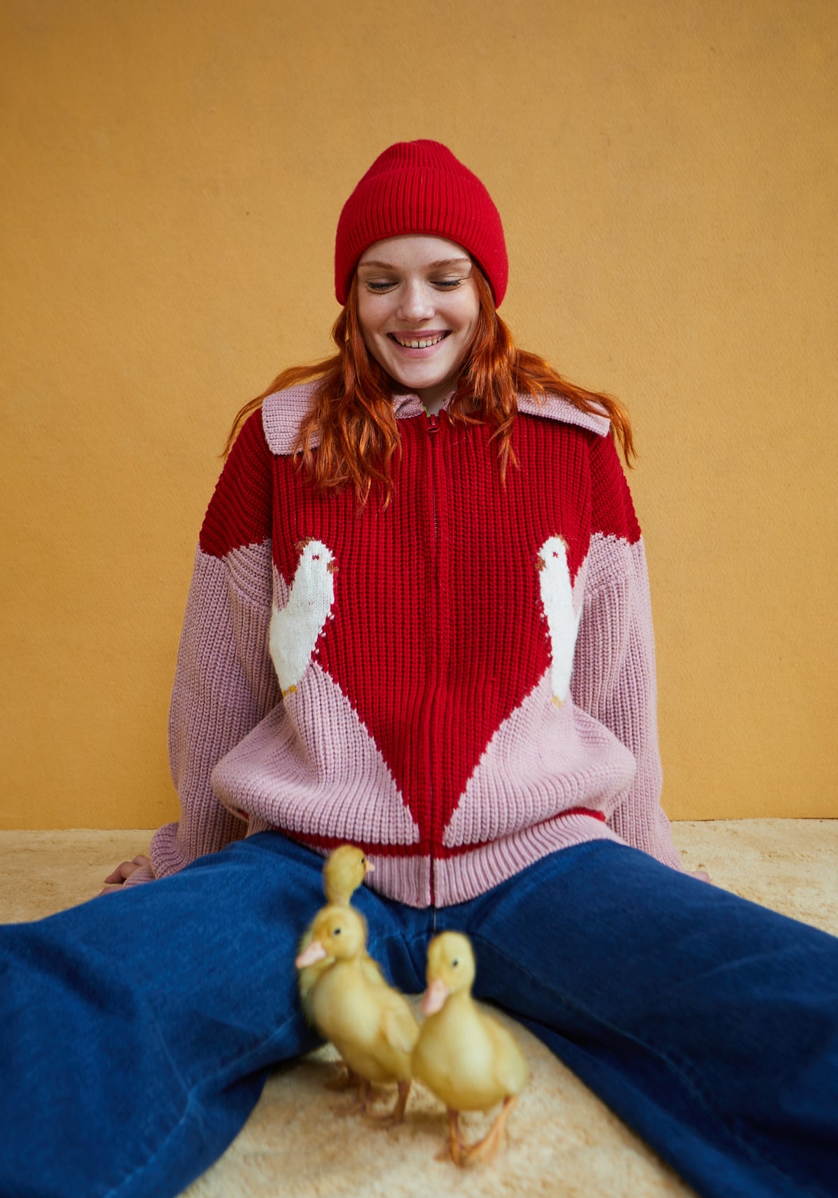 Farm Pullover Rosa