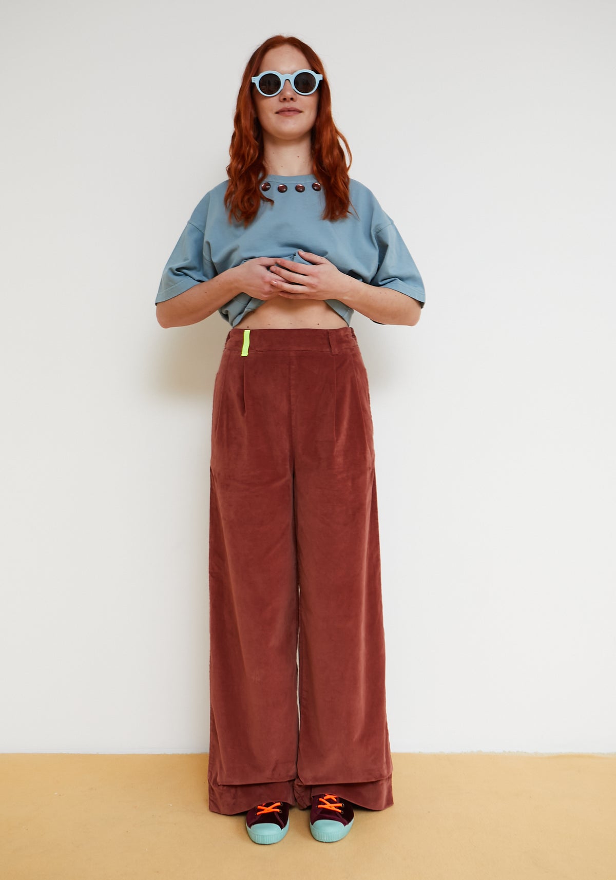 Pantaloni Canica Terracotta