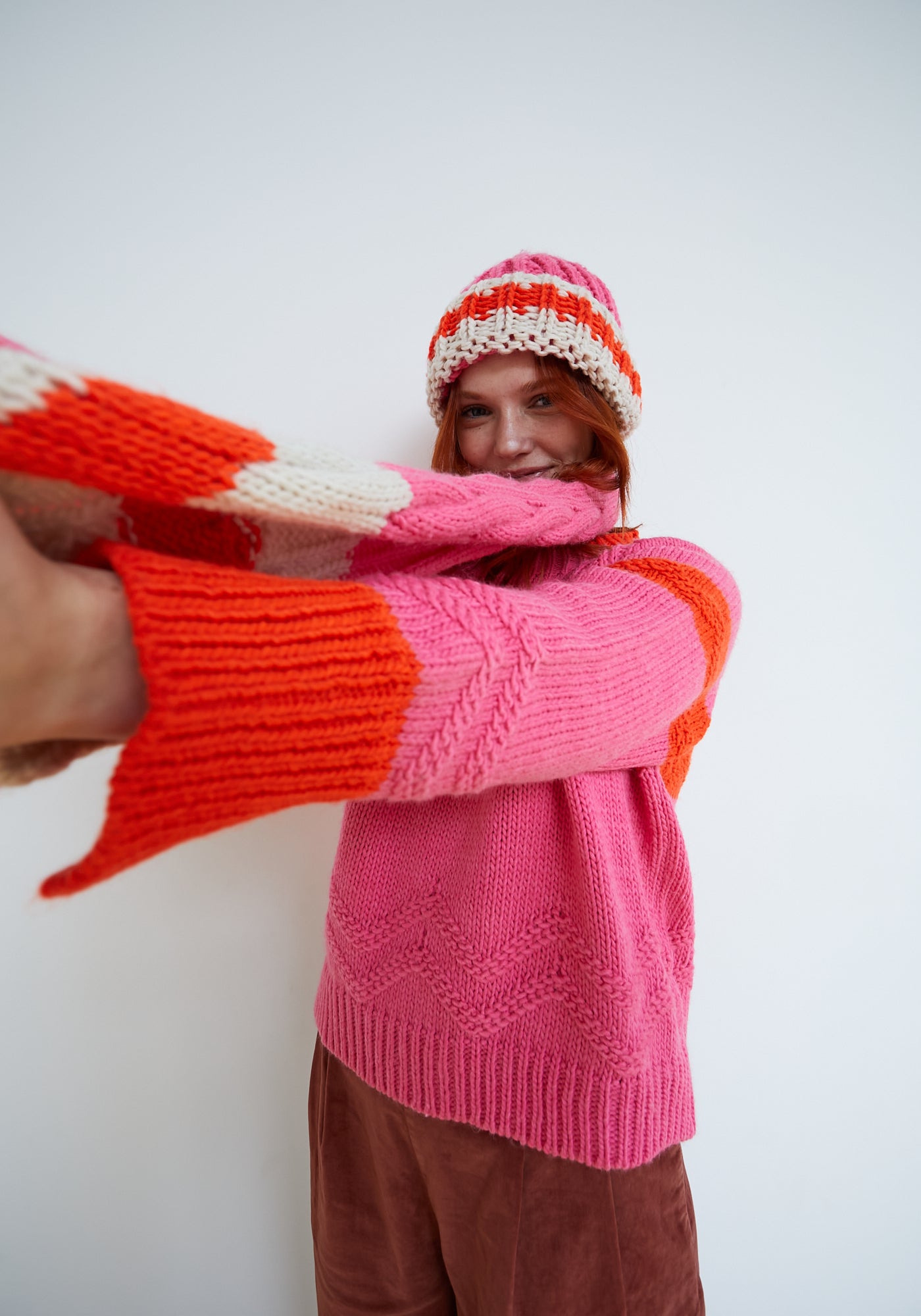 Pink Candy Sweater