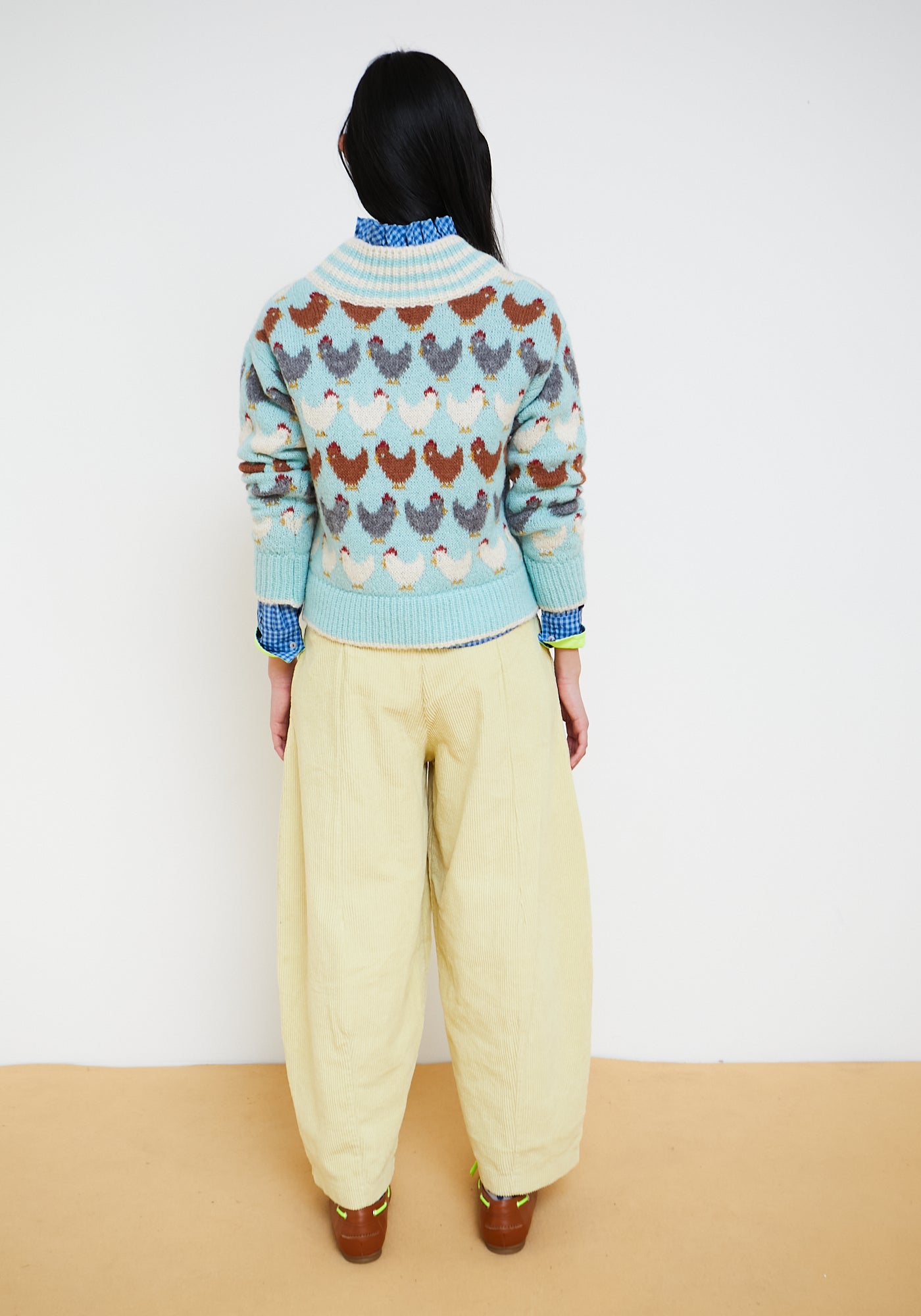 Pantaloni Dado Giallo
