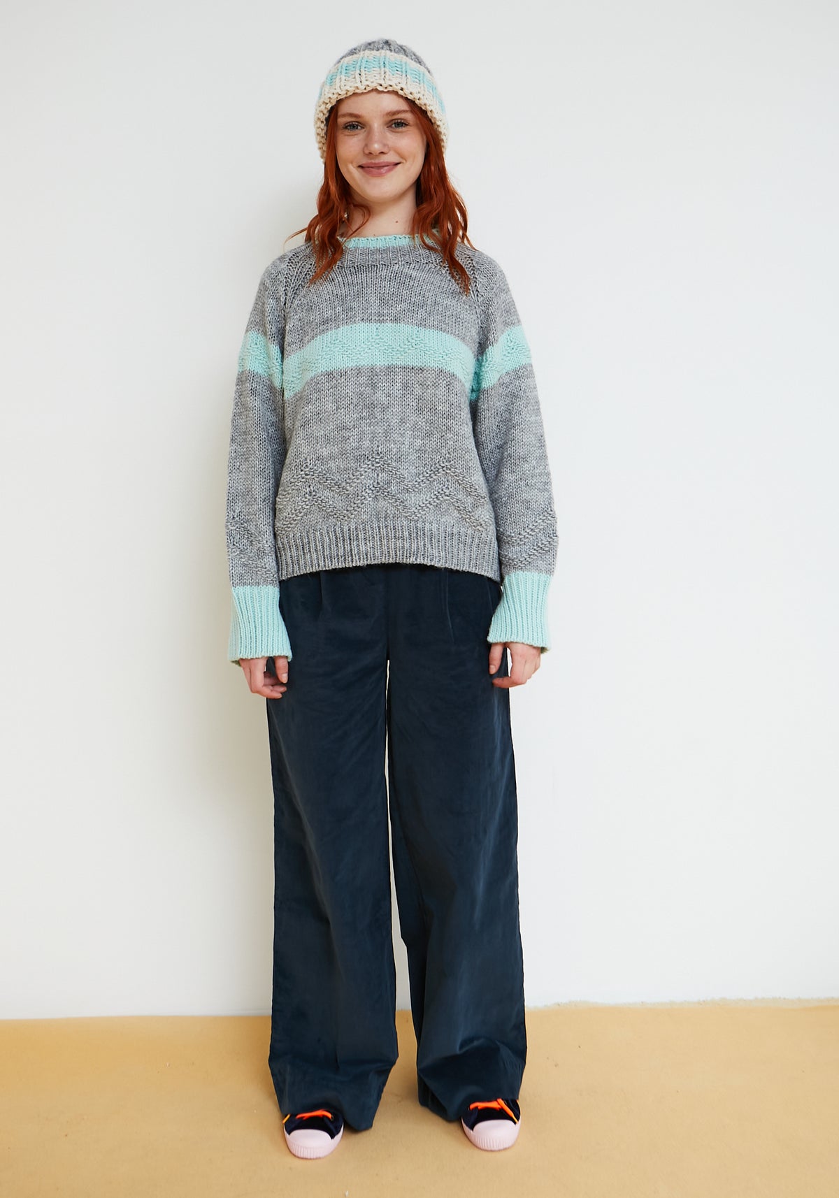Caramelo Pullover Grau