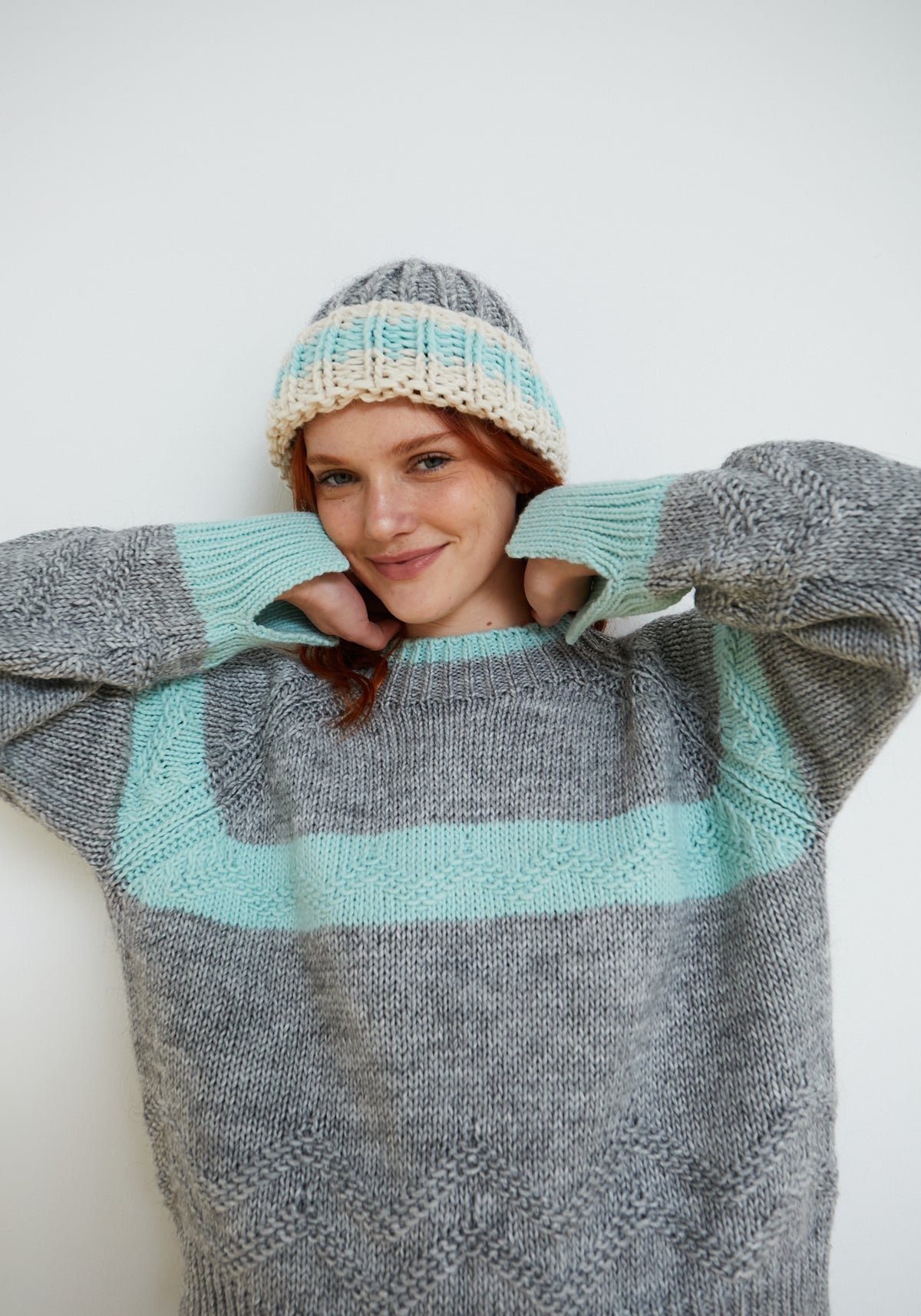 Caramelo Pullover Grau