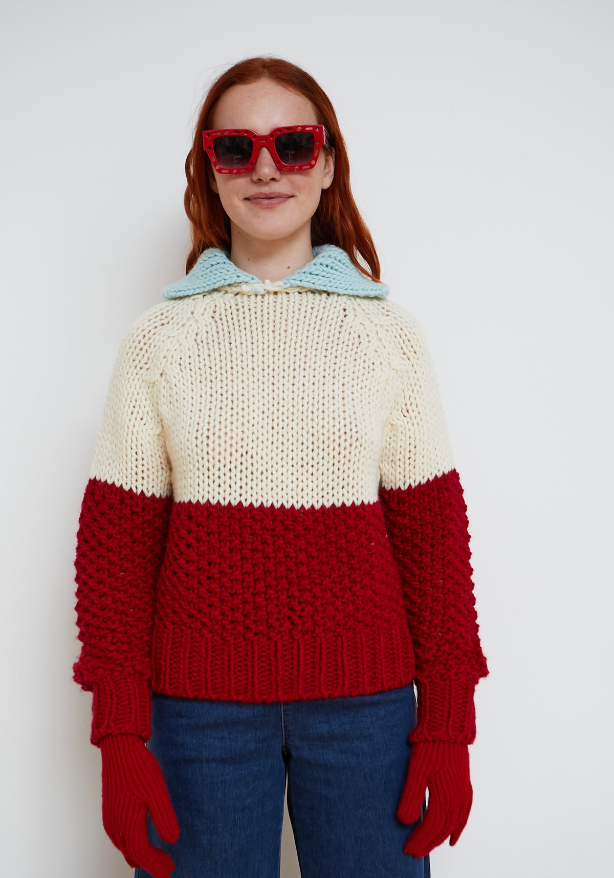 Red Glase Sweater