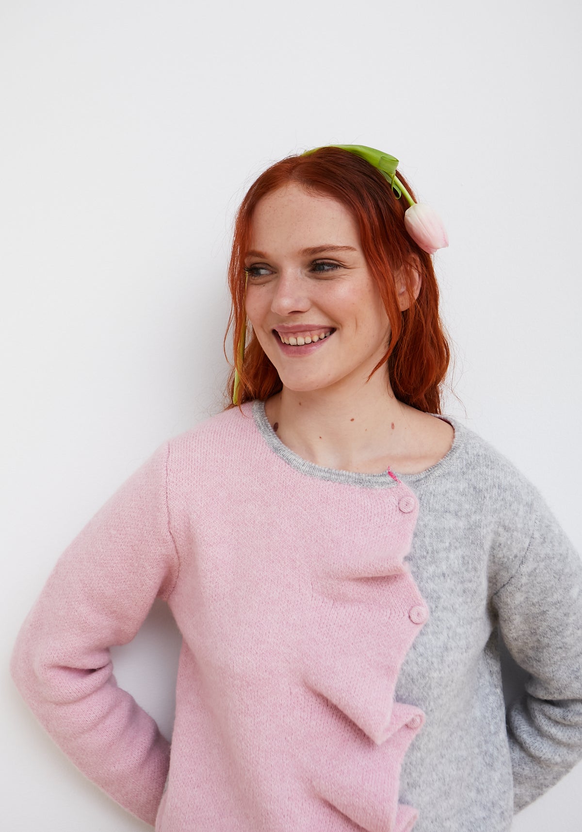 Biscuit Pullover Rosa