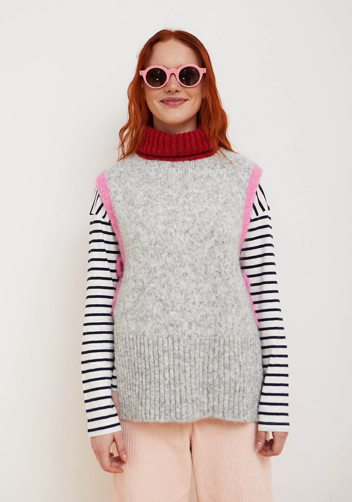 Grey Clue Sweater Vest