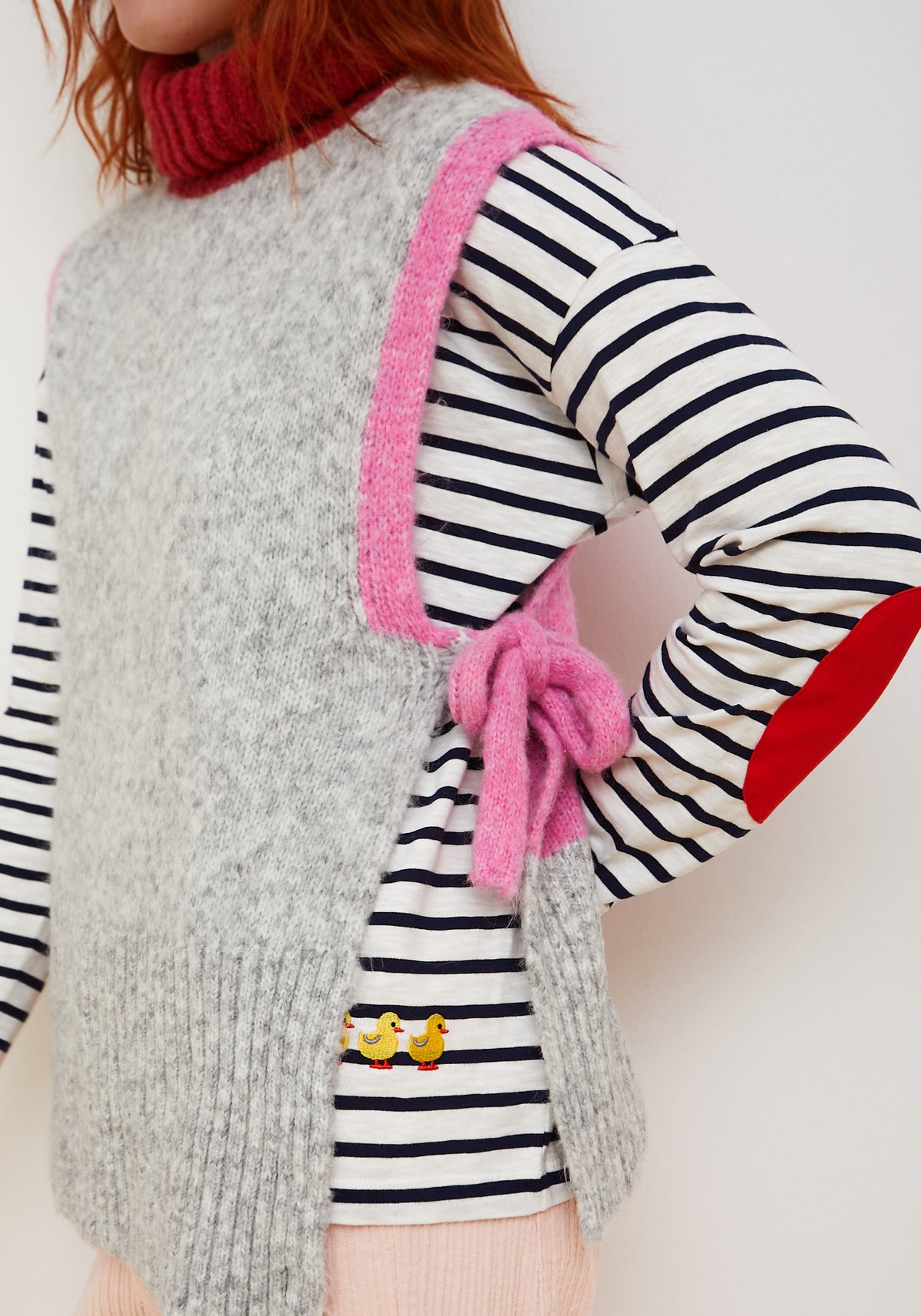 Grey Clue Sweater Vest