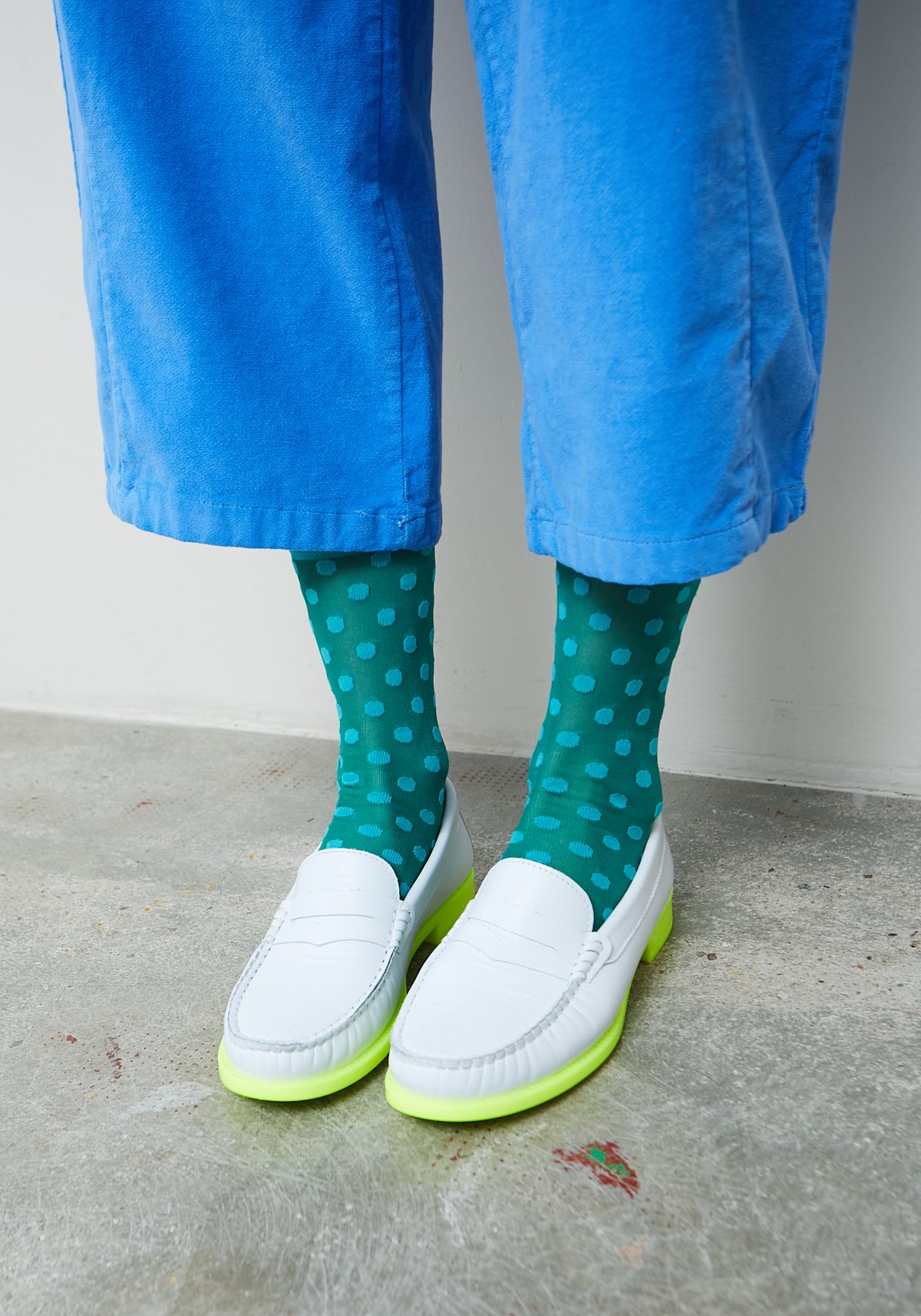 Calzini PolkaDot Verde
