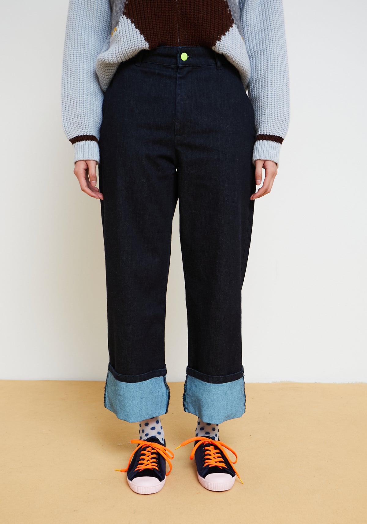 Pantaloni Jenga Blu