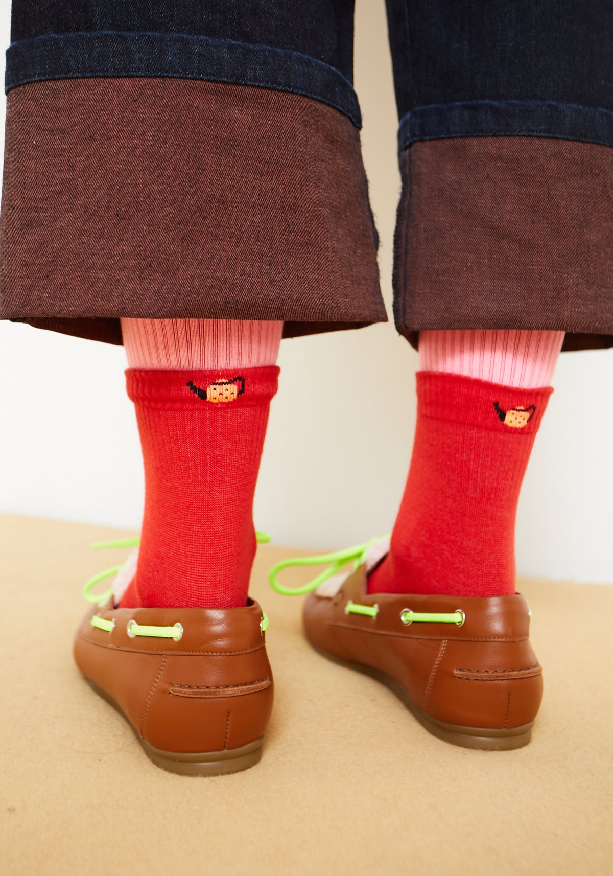 Teapot Socken Rot