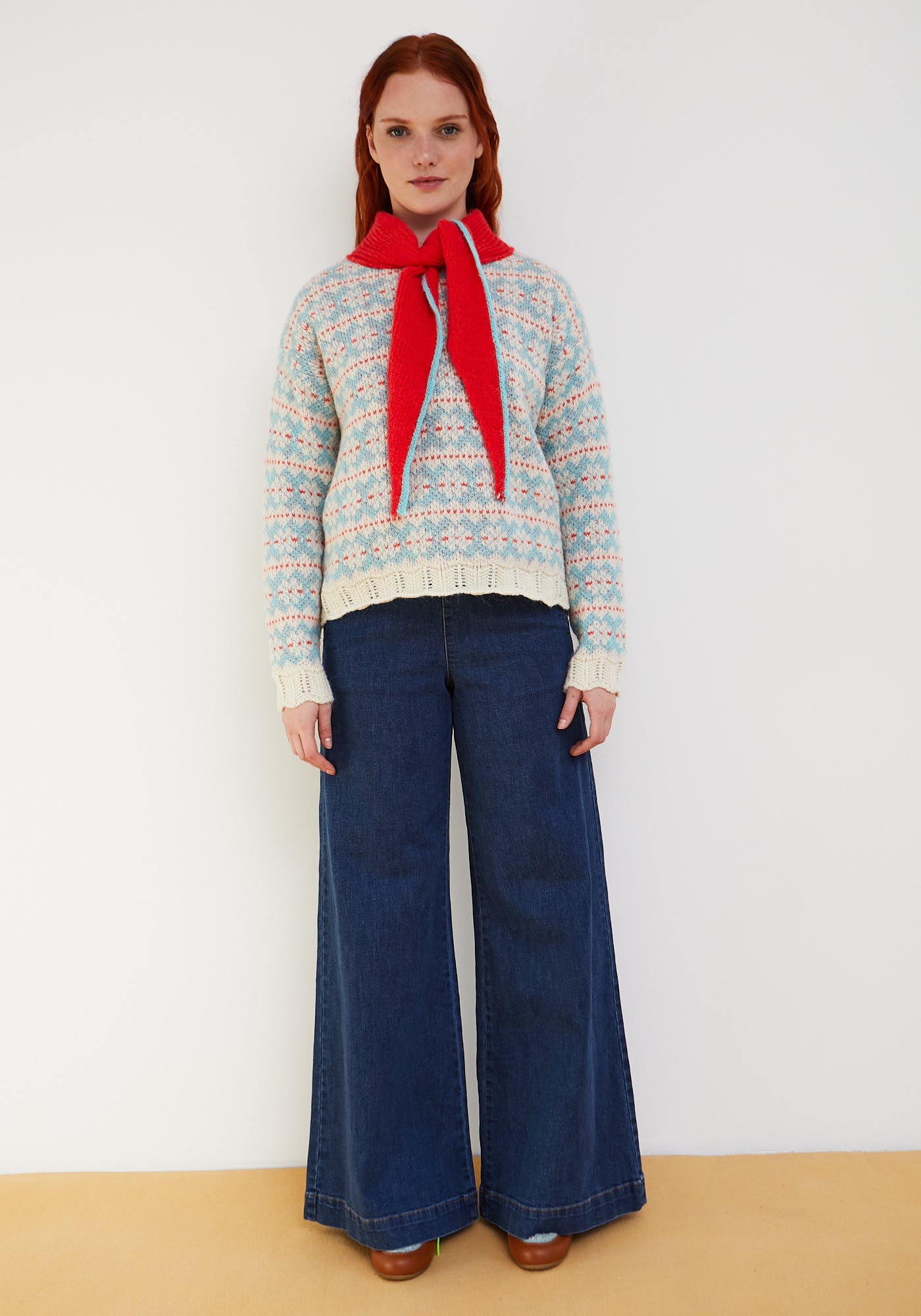 Cowboy Red Sweater