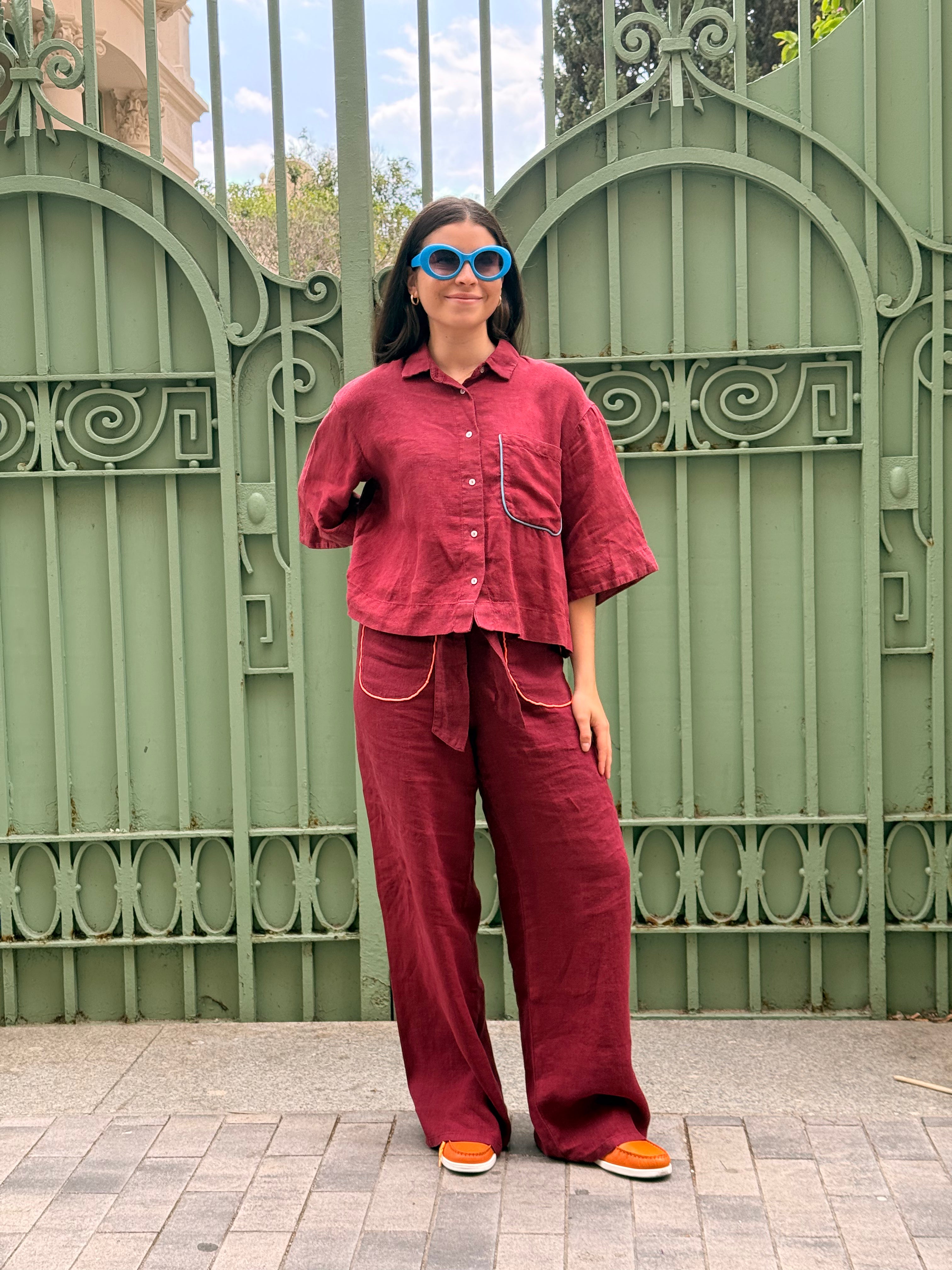 Camicia Cherry Vino