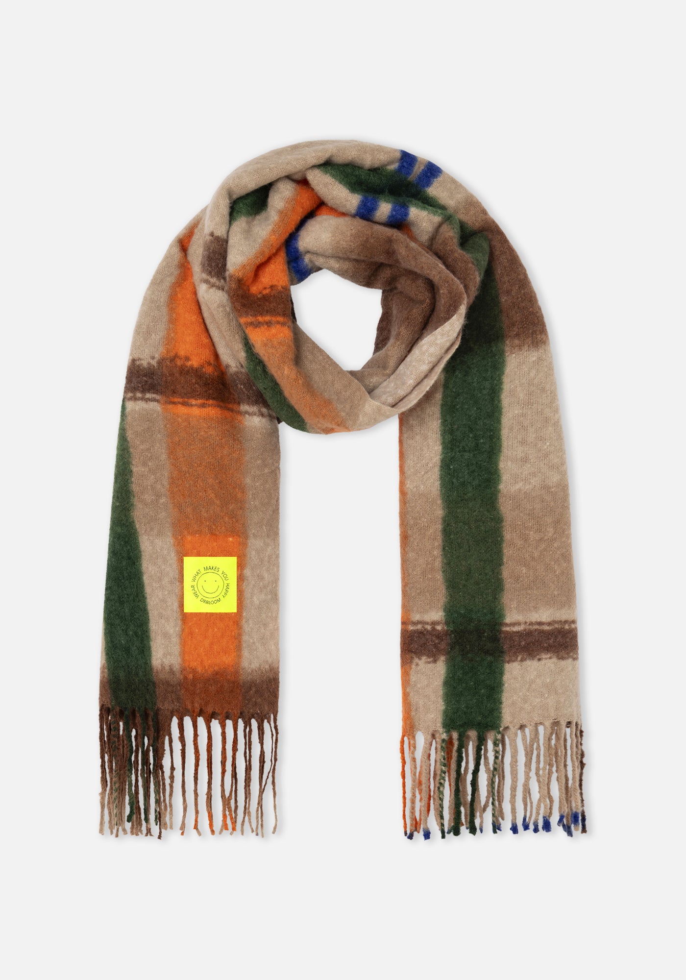 Bufanda Escocesa Marrón