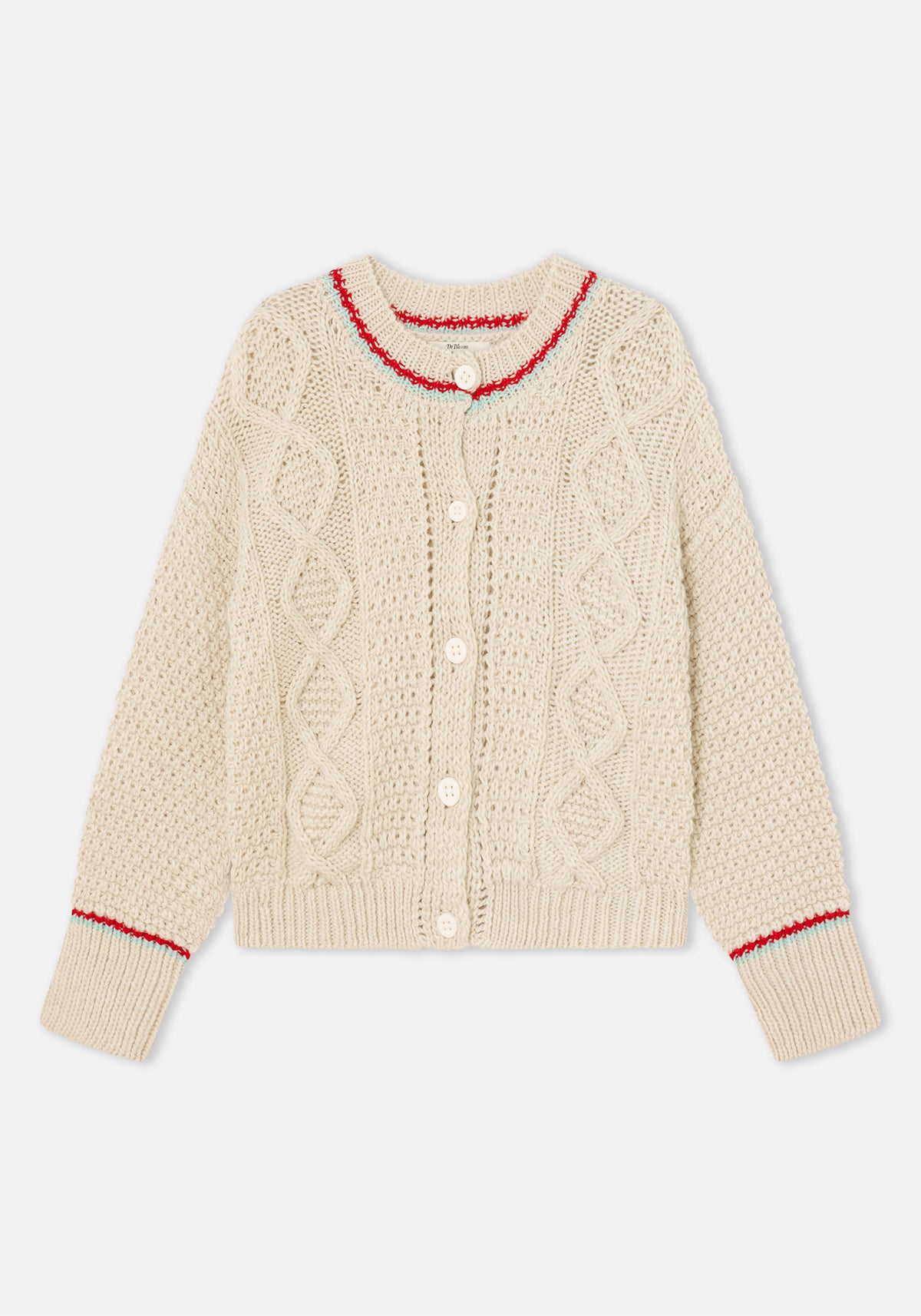 Meadow Cardigan Naturweiß