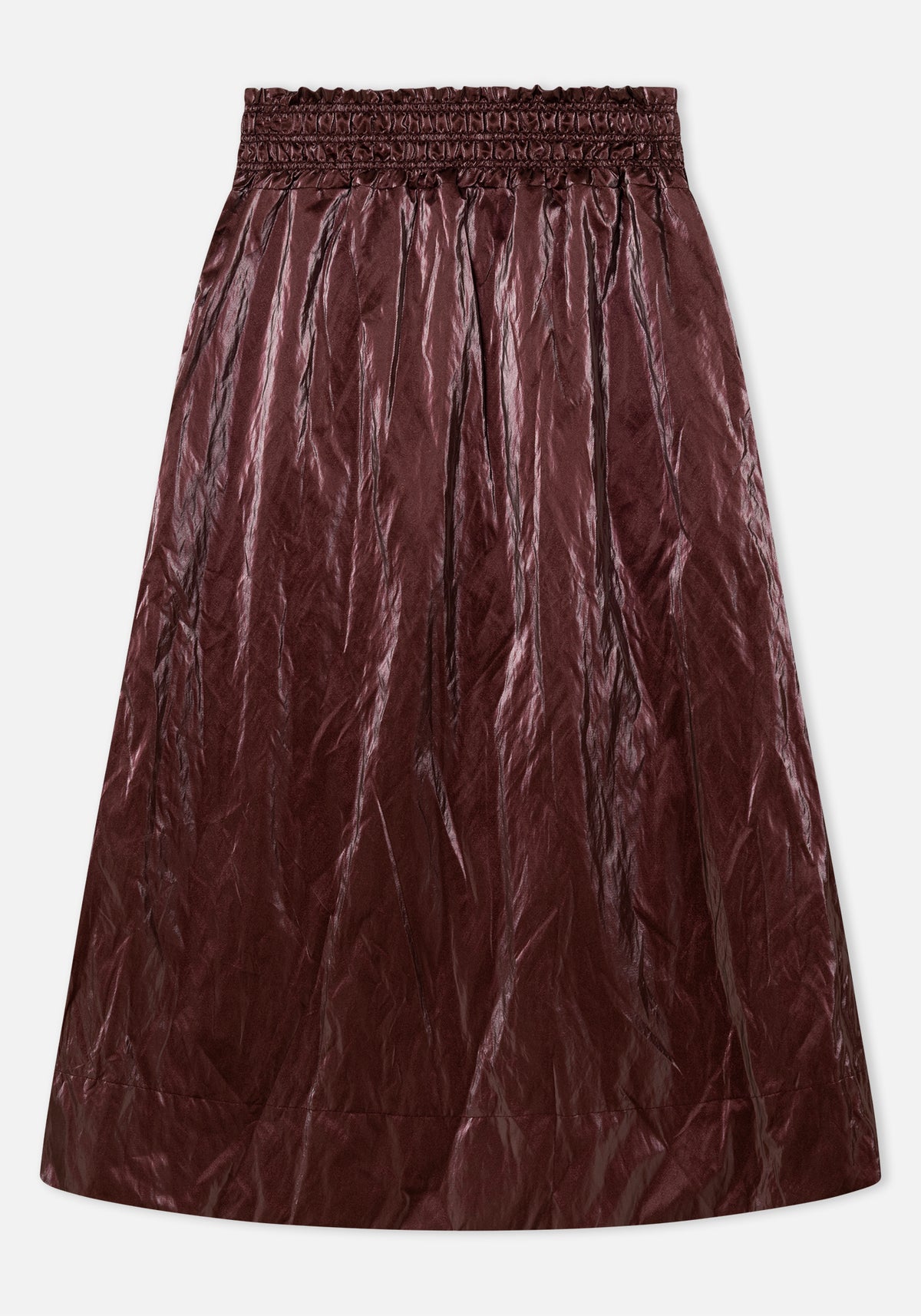 Burgundy Mousse Skirt