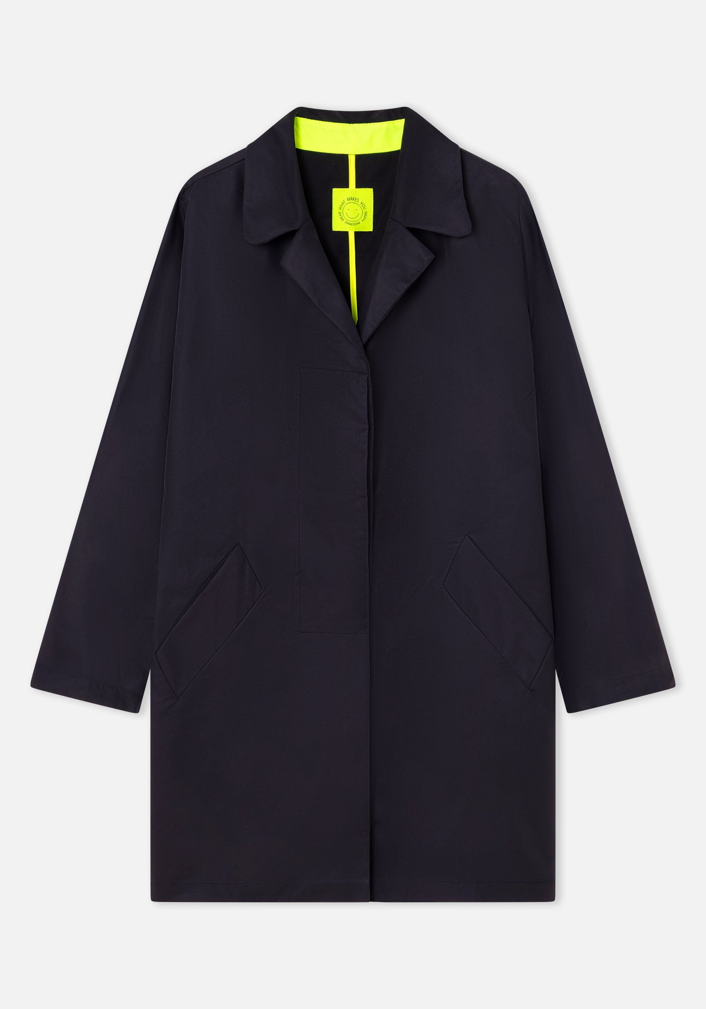 Lucky Blue Trench Coat