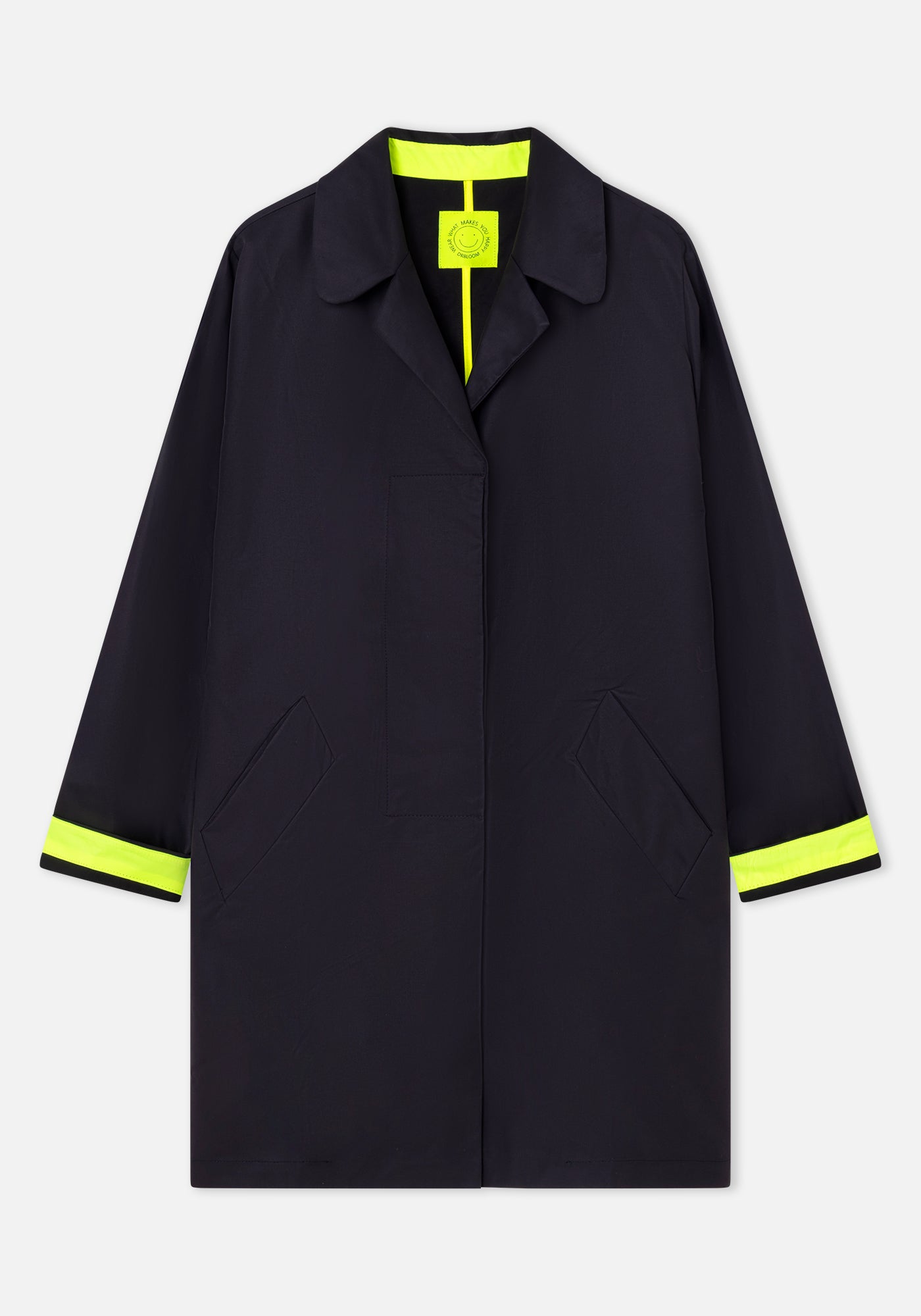 Lucky Blue Trench Coat