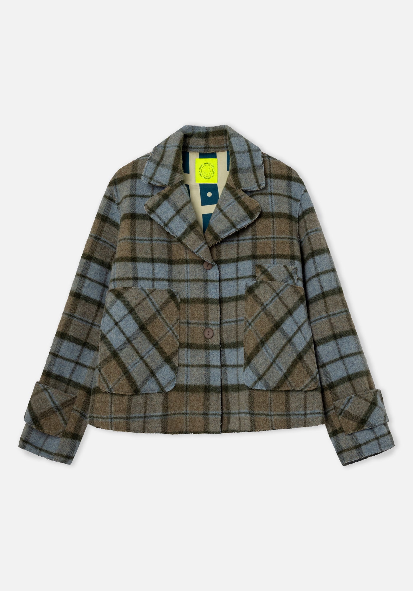 Jacke Tile Blau
