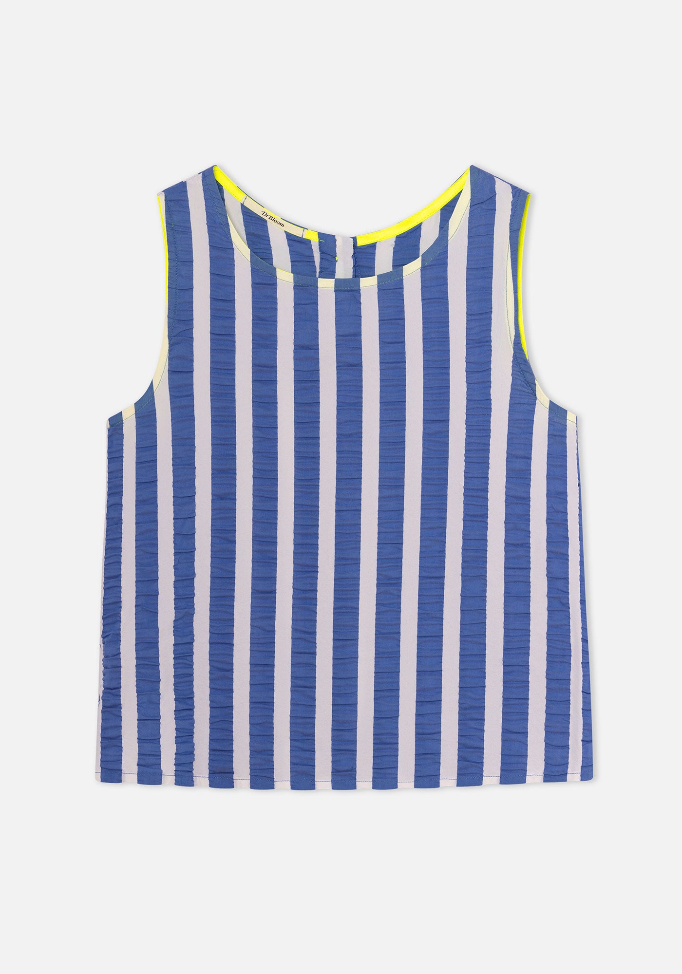 Top Ana Rayas Blau