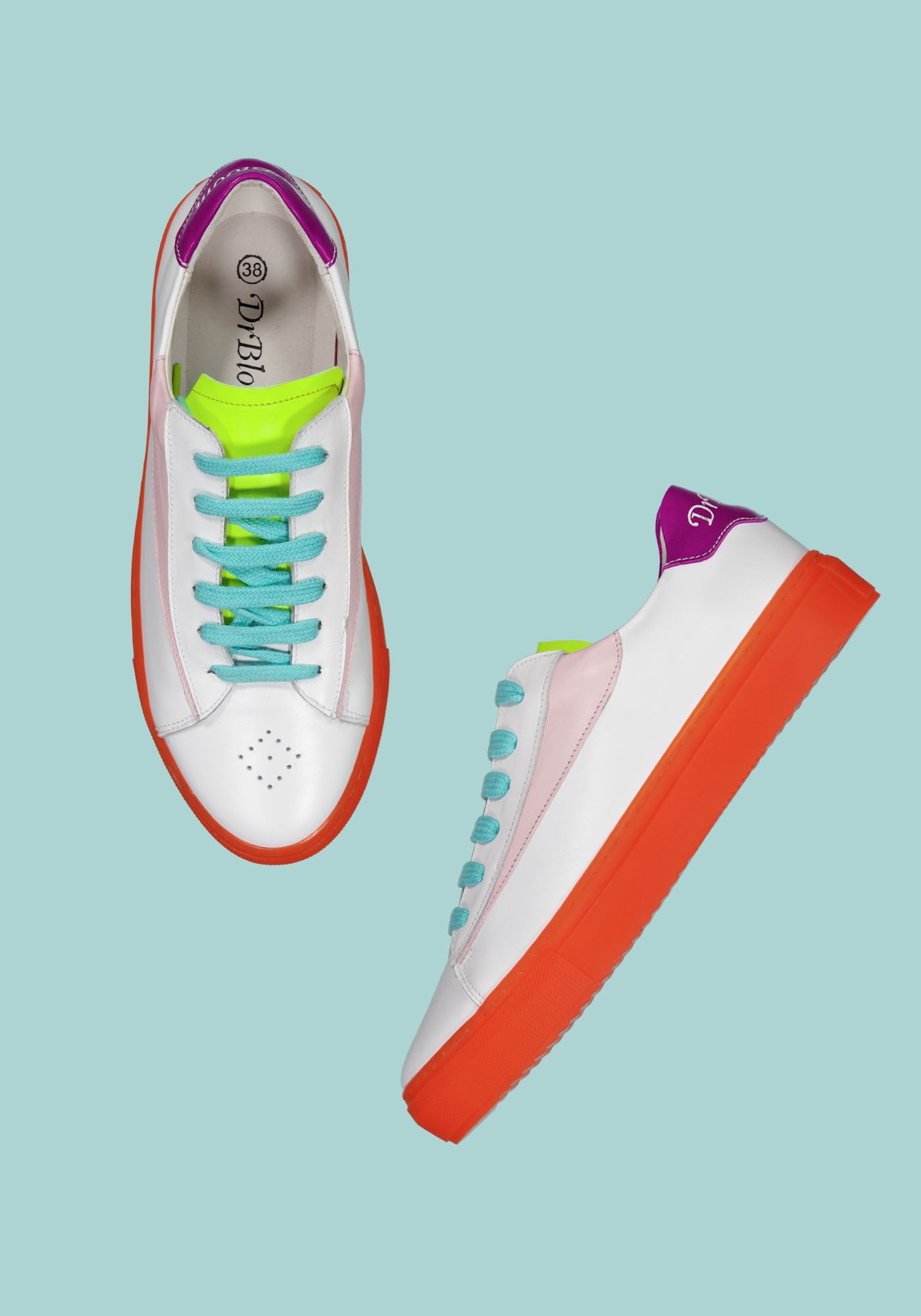 Orange Vibe Sneakers