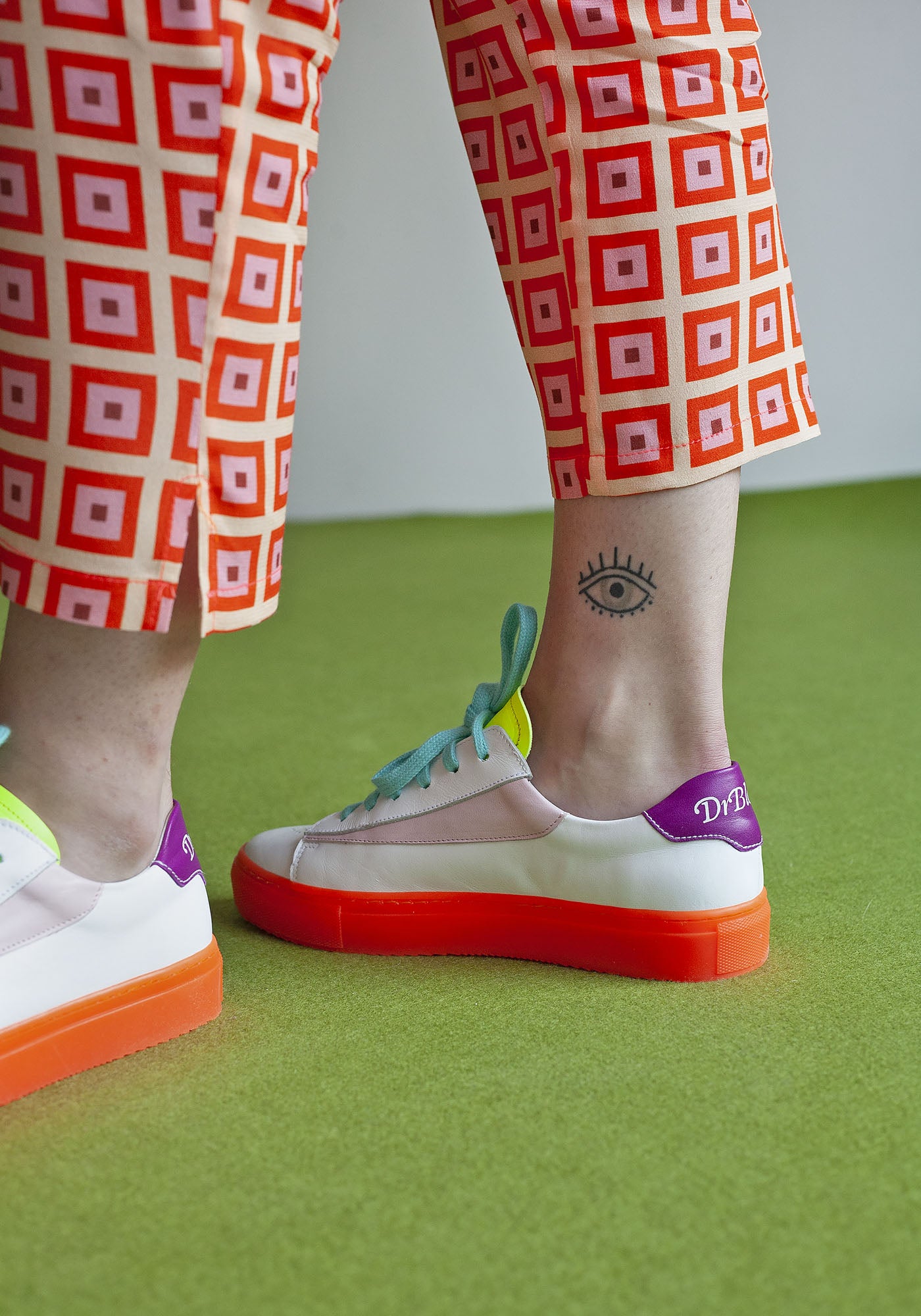 Orange Vibe Sneakers