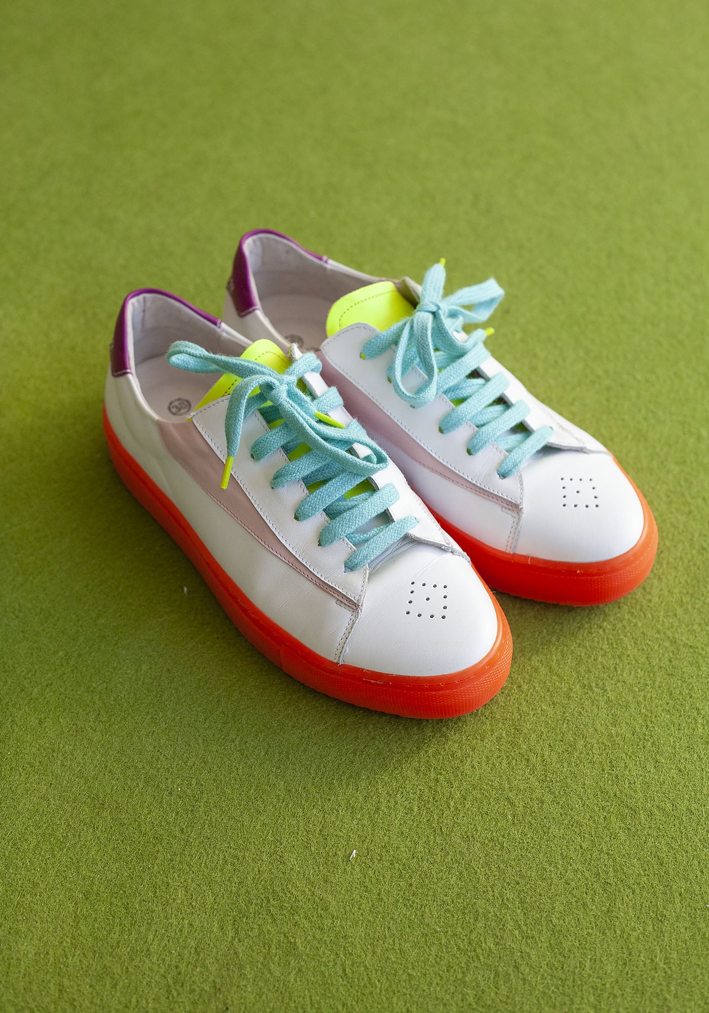 Orange Vibe Sneakers